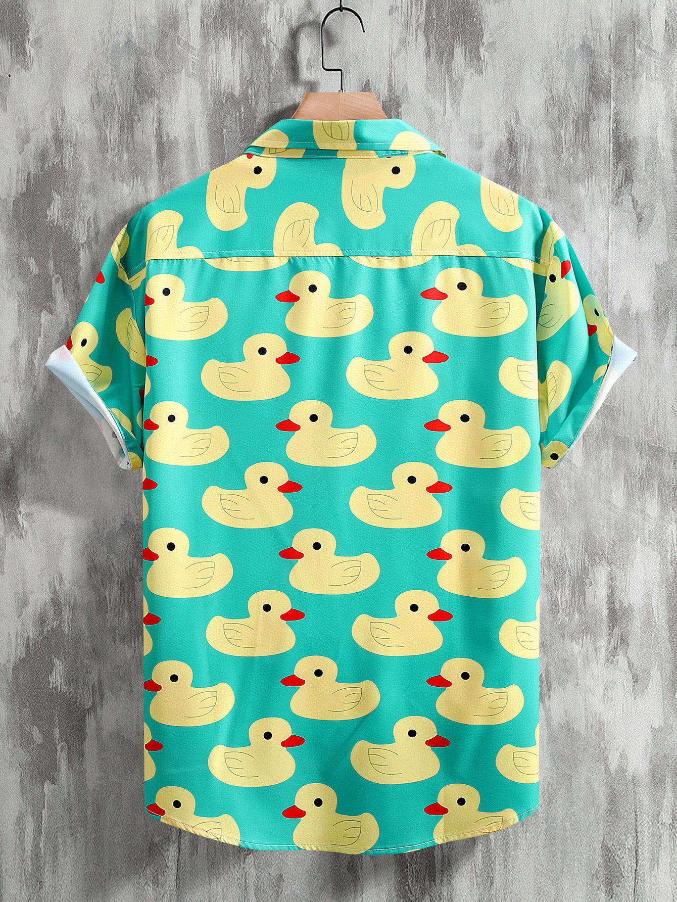 Men's Digital Printing Hawaiian Printing Shirt